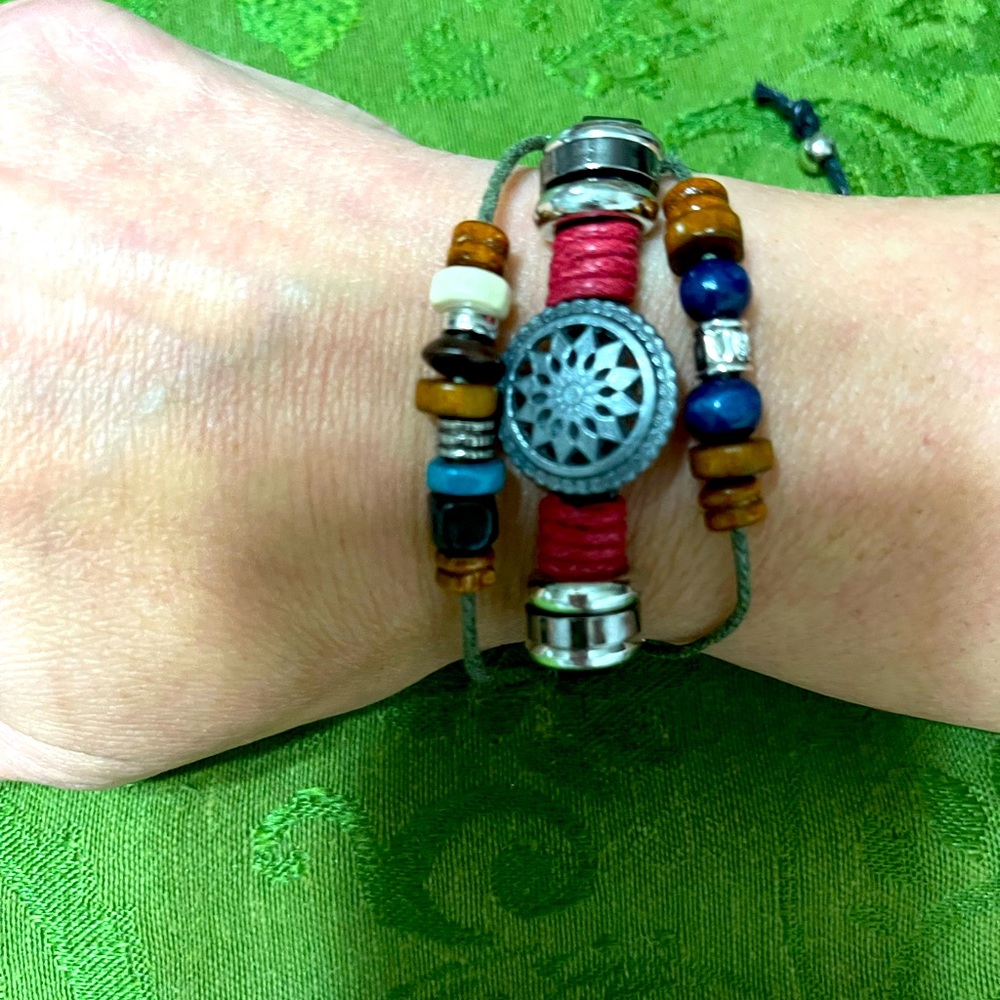 *NEW**Bohemian inspired bracelet, unisex style - Picture 5 of 5